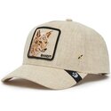 gorra-curva-beige-snapback-bandit-coyote-cloth-rugged-comfort-the-farm-de-goorin-bros