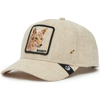 Gorra curva beige snapback Bandit Coyote Cloth Rugged Comfort The Farm de Goorin Bros.