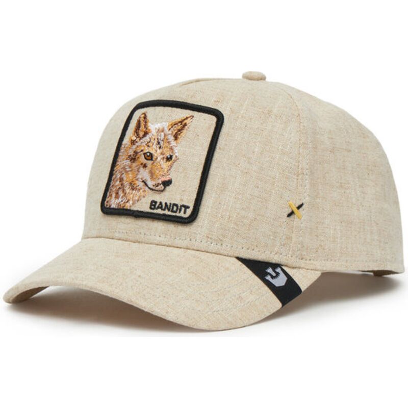 gorra-curva-beige-snapback-bandit-coyote-cloth-rugged-comfort-the-farm-de-goorin-bros