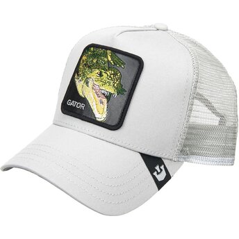 Gorra trucker gris cocodrilo Gator Swamp Monster Core Combo The Farm de Goorin Bros.