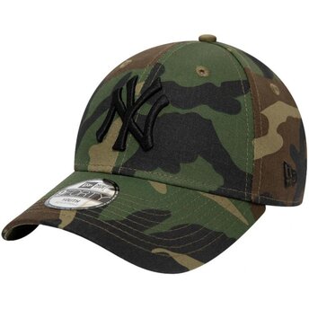 Gorra curva camuflaje ajustable para niño 9FORTY League Essential de New York Yankees MLB de New Era