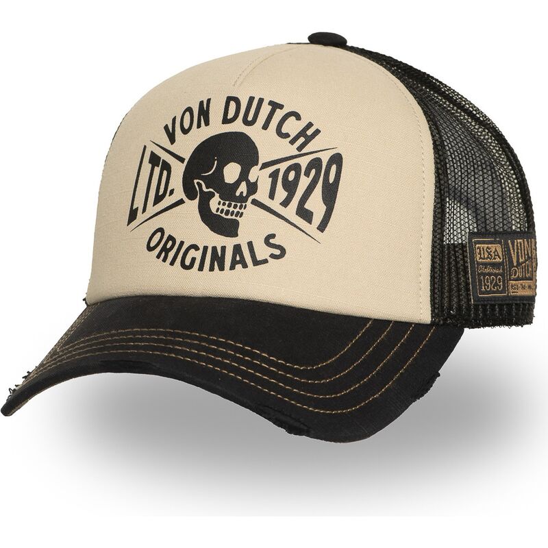 gorra-trucker-beige-y-negra-crew28-de-von-dutch