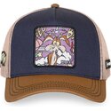 gorra-trucker-azul-marino-y-marron-coyote-loo13-wilb-looney-tunes-de-capslab