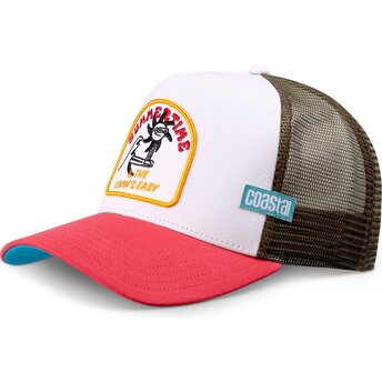 Gorra trucker blanca y roja Summertime HFT de Coastal