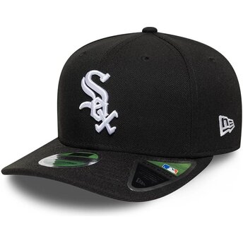 Gorra curva negra snapback 9SEVENTY Stretch Snap Player Replica de Chicago White Sox MLB de New Era