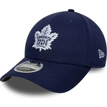 Gorra curva azul marino snapback 9FORTY M-Crown Team de Toronto Maple Leafs NHL de New Era
