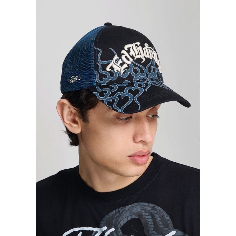 gorra-trucker-negra-flaming-de-ed-hardy gorra-trucker-negra-flaming-de-ed-hardy
