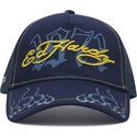 gorra-trucker-azul-marino-y-amarilla-1971-de-ed-hardy