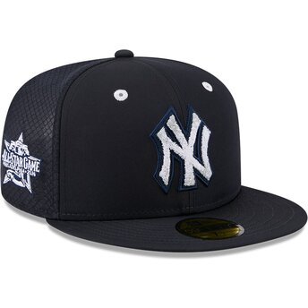 Gorra trucker plana azul marino ajustada 59FIFTY All Star Game Workout de New York Yankees MLB de New Era