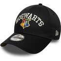 gorra-curva-negra-snapback-para-nino-9forty-wordmark-de-hogwarts-harry-potter-de-new-era