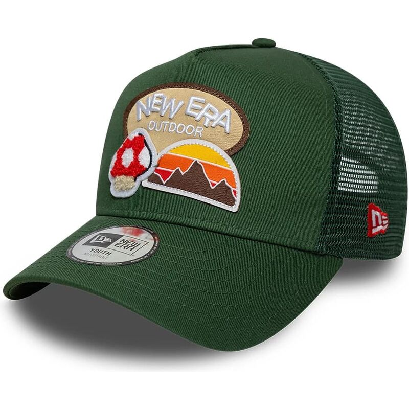 gorra-trucker-verde-para-nino-a-frame-outdoor-de-new-era