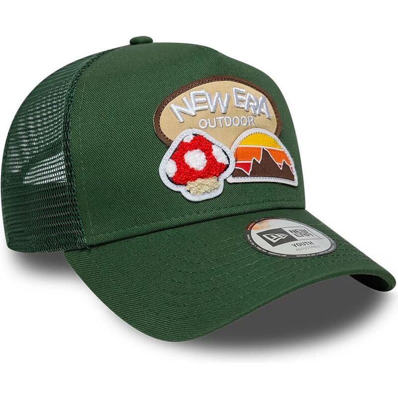 gorra-trucker-verde-para-nino-a-frame-outdoor-de-new-era