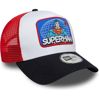 Gorra trucker multicolor para niño A Frame Patch de Superman DC Comics de New Era