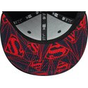 gorra-plana-azul-snapback-para-nino-9fifty-piping-de-superman-dc-comics-de-new-era