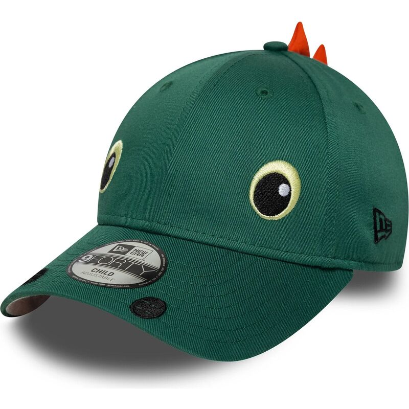 gorra-curva-verde-snapback-para-nino-9forty-dino-face-de-new-era