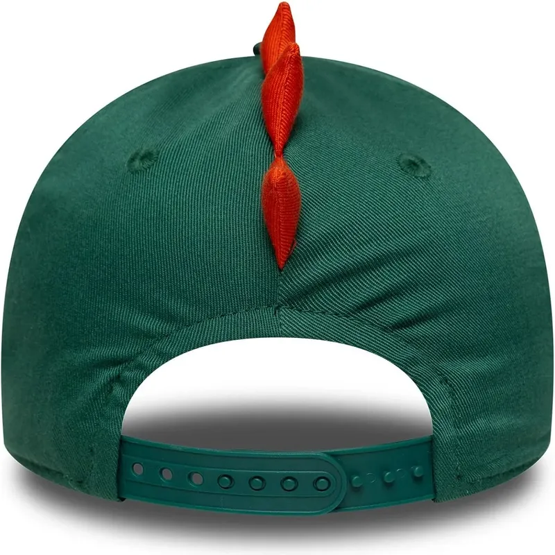 gorra-curva-verde-snapback-para-nino-9forty-dino-face-de-new-era