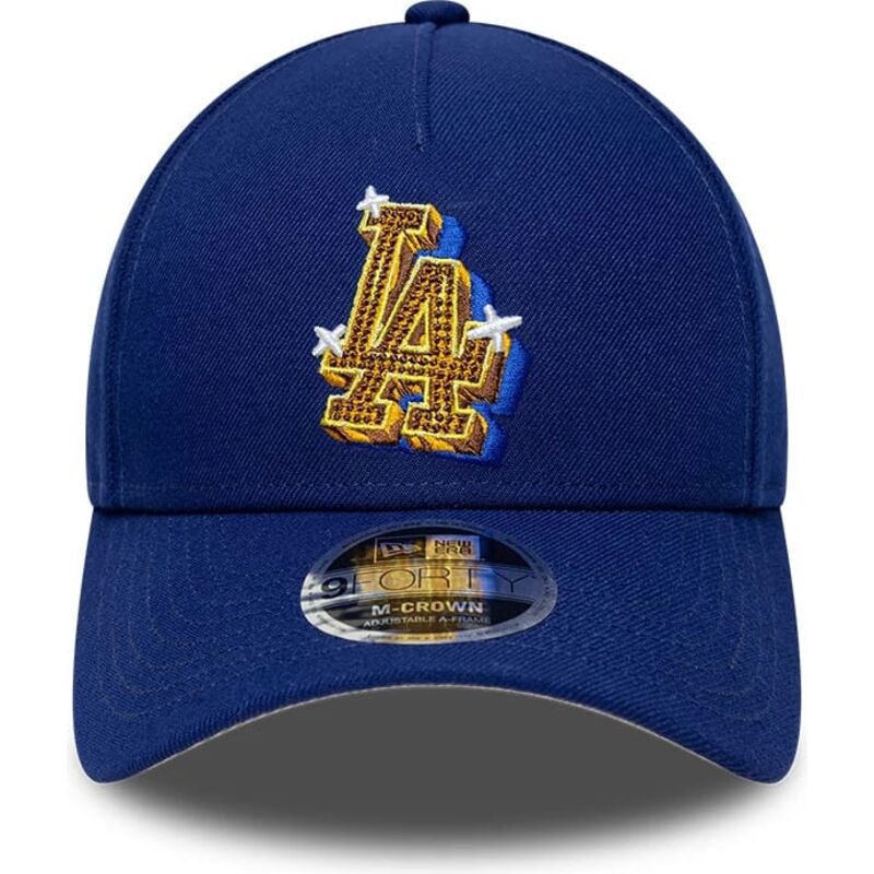 gorra-curva-azul-snapback-9forty-m-crown-a-frame-emblem-de-los-angeles-dodgers-mlb-de-new-era gorra-curva-azul-snapback-9forty-m-crown-a-frame-emblem-de-los-angeles-dodgers-mlb-de-new-era
