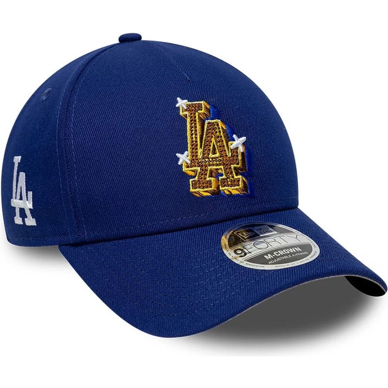 gorra-curva-azul-snapback-9forty-m-crown-a-frame-emblem-de-los-angeles-dodgers-mlb-de-new-era gorra-curva-azul-snapback-9forty-m-crown-a-frame-emblem-de-los-angeles-dodgers-mlb-de-new-era