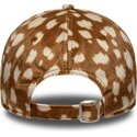 gorra-curva-marron-ajustable-9twenty-animal-print-de-los-angeles-dodgers-mlb-de-new-era