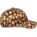 gorra-curva-marron-ajustable-9twenty-animal-print-de-los-angeles-dodgers-mlb-de-new-era