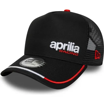 Gorra trucker negra E Frame Flawless Aprilia Piaggio de New Era