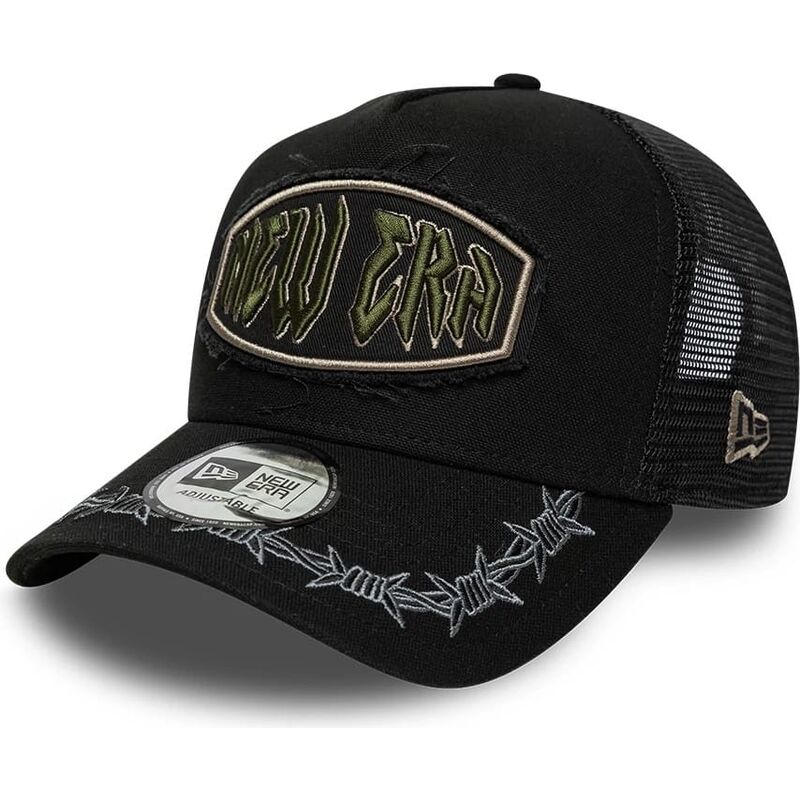gorra-trucker-negra-e-frame-distressed-patch-de-new-era