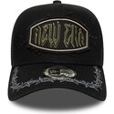 gorra-trucker-negra-e-frame-distressed-patch-de-new-era