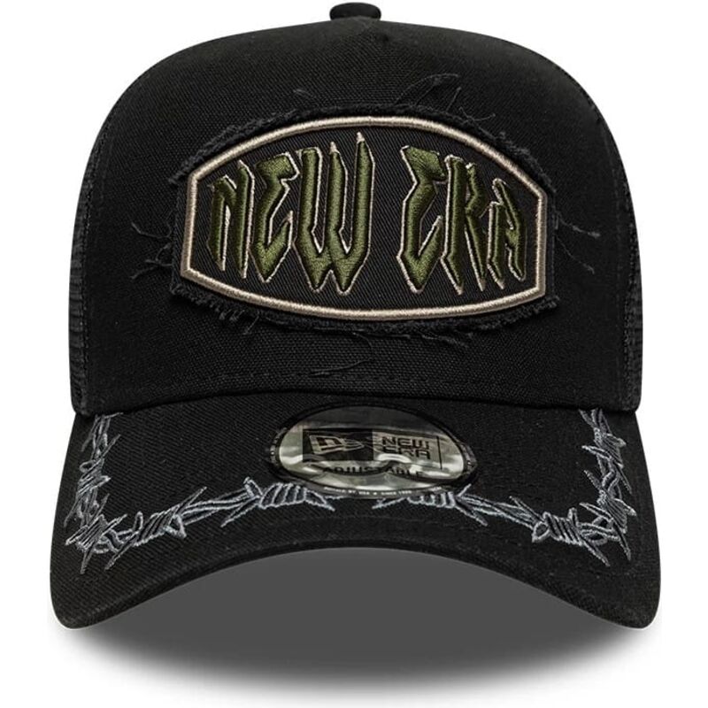 gorra-trucker-negra-e-frame-distressed-patch-de-new-era