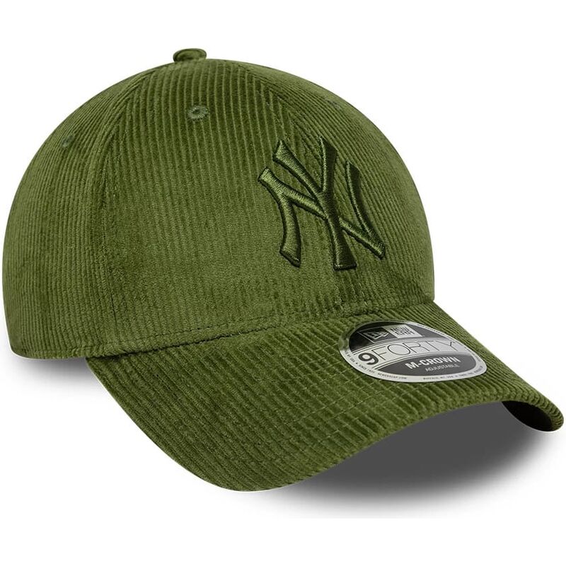 gorra-curva-verde-claro-ajustable-con-logo-verde-9forty-m-crown-cord-de-new-york-yankees-mlb-de-new-era