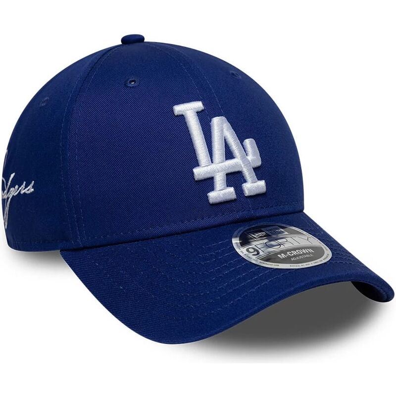 gorra-curva-azul-snapback-9forty-m-crown-side-script-de-los-angeles-dodgers-mlb-de-new-era