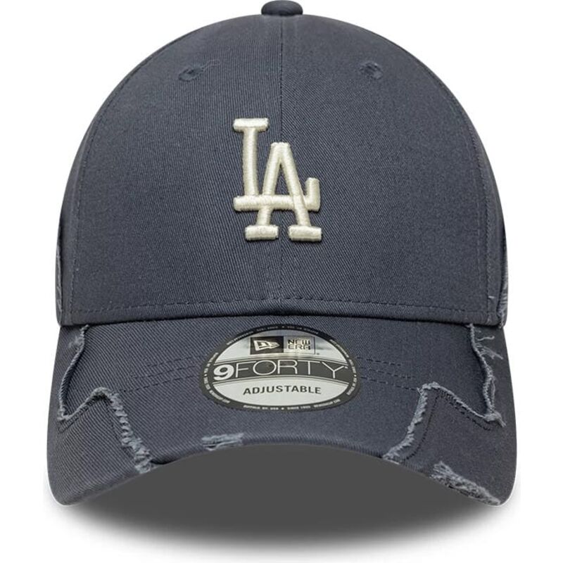 gorra-curva-gris-ajustable-9forty-stitched-de-los-angeles-dodgers-mlb-de-new-era gorra-curva-gris-ajustable-9forty-stitched-de-los-angeles-dodgers-mlb-de-new-era