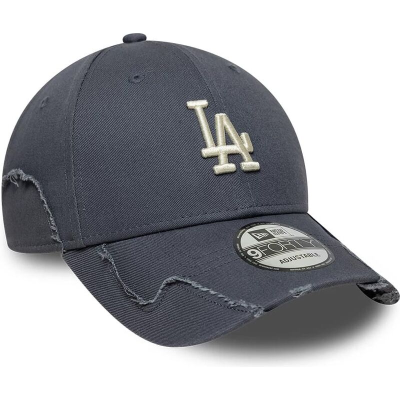 gorra-curva-gris-ajustable-9forty-stitched-de-los-angeles-dodgers-mlb-de-new-era gorra-curva-gris-ajustable-9forty-stitched-de-los-angeles-dodgers-mlb-de-new-era