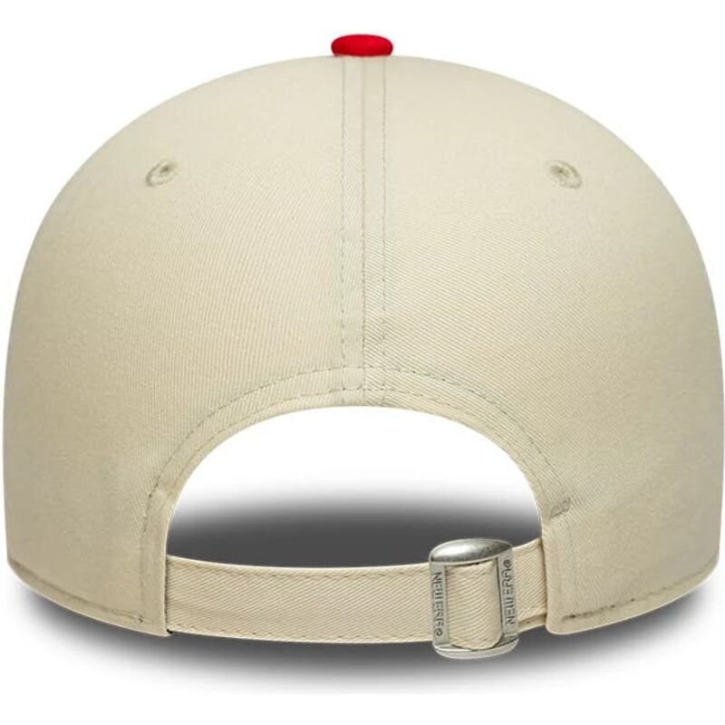 gorra-curva-beige-y-roja-ajustable-9forty-colour-block-de-chicago-bulls-nba-de-new-era gorra-curva-beige-y-roja-ajustable-9forty-colour-block-de-chicago-bulls-nba-de-new-era