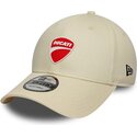 gorra-curva-beige-ajustable-9forty-core-de-ducati-motor-motogp-de-new-era