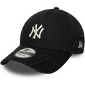 gorra-curva-negra-ajustable-9forty-stitched-de-new-york-yankees-mlb-de-new-era