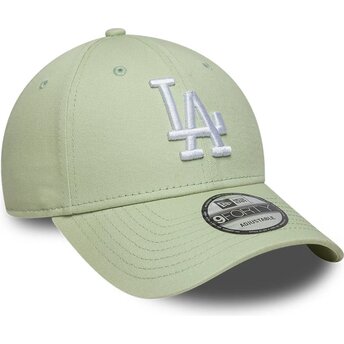 Gorra curva verde claro ajustable 9FORTY League Ess 9FORTY League Essential de Los Angeles Dodgers MLB de New Era