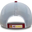 gorra-trucker-roja-y-blanca-ajustable-9forty-league-de-associazione-sportiva-roma-serie-a-de-new-era