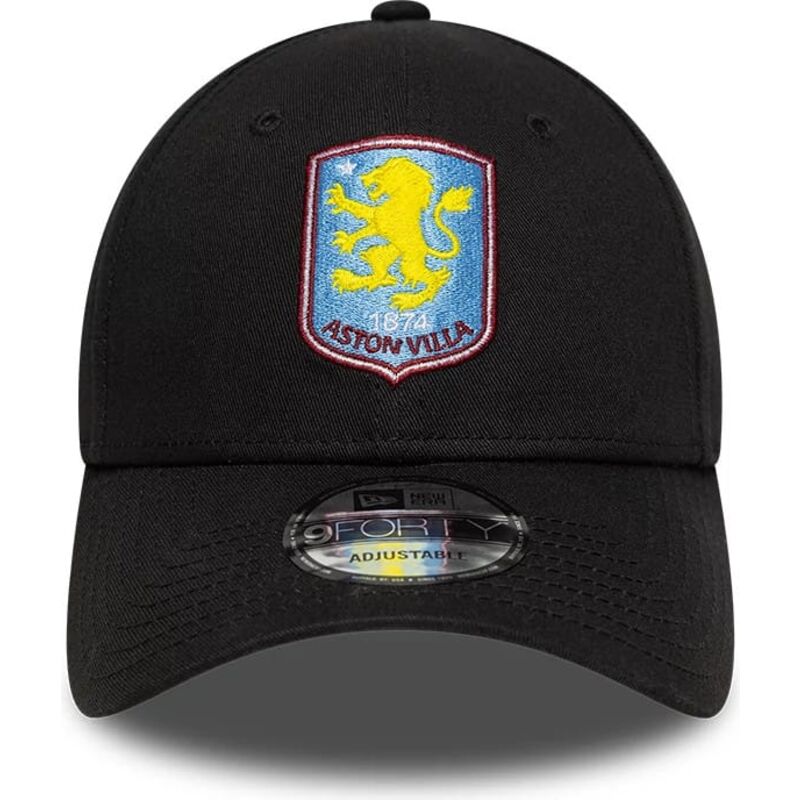 gorra-curva-negra-ajustable-9forty-core-de-aston-villa-football-club-premier-league-de-new-era