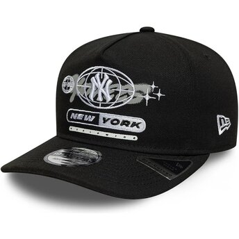 Gorra curva negra snapback 19TWENTY Graphic de New York Yankees MLB de New Era