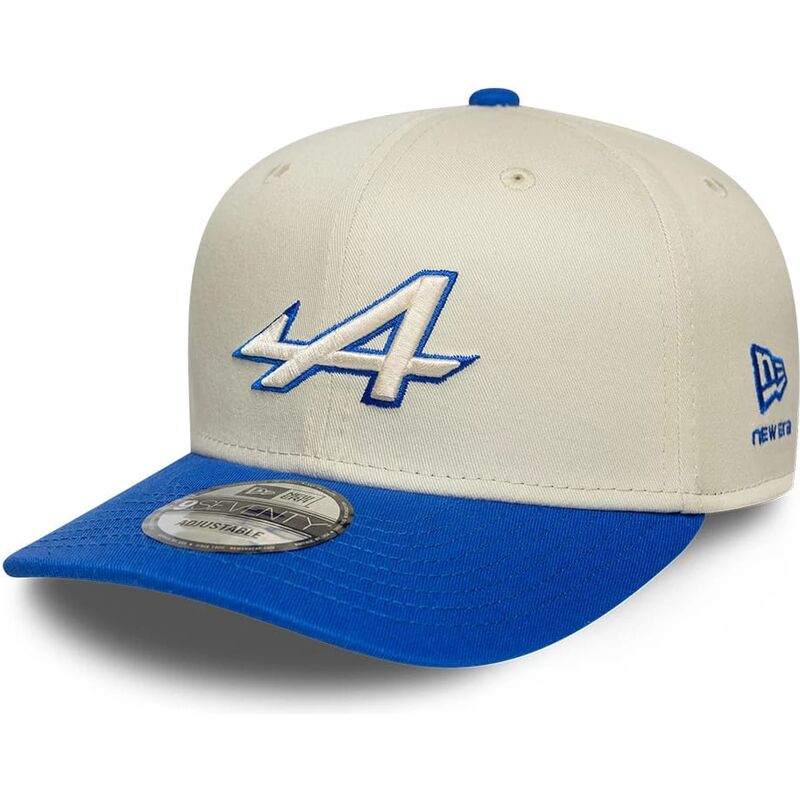 gorra-curva-beige-y-azul-snapback-9seventy-stretch-snap-contrast-visor-de-alpine-f1-team-formula-1-de-new-era gorra-curva-beige-y-azul-snapback-9seventy-stretch-snap-contrast-visor-de-alpine-f1-team-formula-1-de-new-era