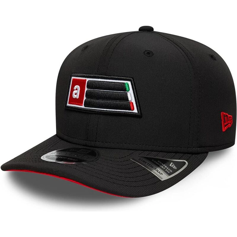 gorra-curva-negra-snapback-9seventy-stretch-snap-patch-aprilia-piaggio-de-new-era