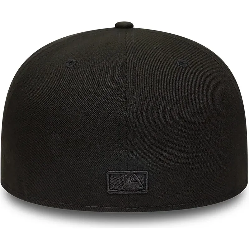 gorra-plana-negra-ajustada-con-logo-negro-59fifty-de-chicago-white-sox-mlb-de-new-era
