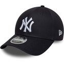 gorra-curva-azul-marino-snapback-9forty-m-crown-side-script-de-new-york-yankees-mlb-de-new-era