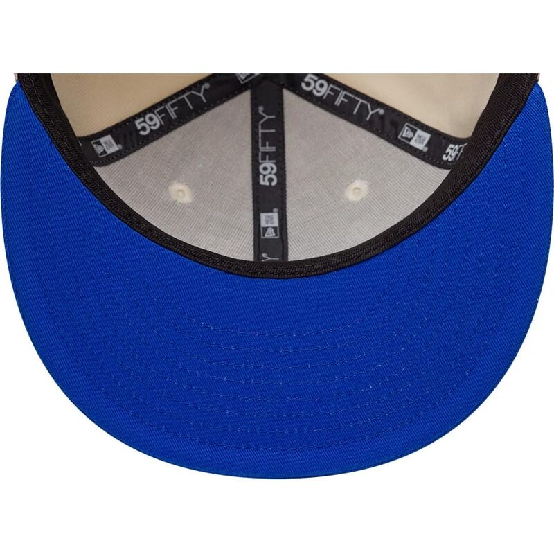 gorra-plana-beige-y-azul-ajustada-con-logo-azul-59fifty-league-essential-de-new-york-yankees-mlb-de-new-era