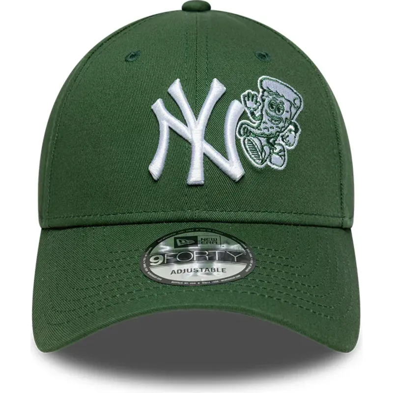 gorra-curva-verde-ajustable-9forty-food-icon-de-new-york-yankees-mlb-de-new-era