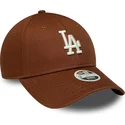 gorra-curva-marron-ajustable-para-mujer-9forty-league-essential-midi-de-los-angeles-dodgers-mlb-de-new-era