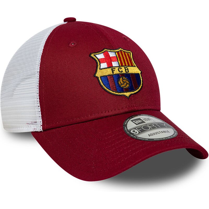 gorra-trucker-roja-y-blanca-ajustable-9forty-league-de-fc-barcelona-laliga-de-new-era gorra-trucker-roja-y-blanca-ajustable-9forty-league-de-fc-barcelona-laliga-de-new-era