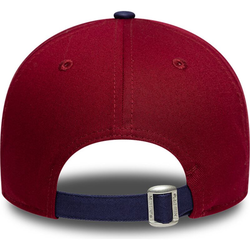 gorra-curva-roja-y-azul-marino-ajustable-9forty-contrast-de-fc-barcelona-laliga-de-new-era