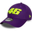 gorra-curva-violeta-ajustable-9forty-wordmark-de-valentino-rossi-vr46-motogp-de-new-era