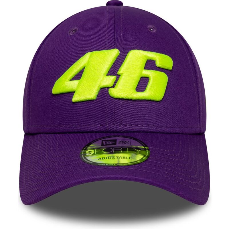 gorra-curva-violeta-ajustable-9forty-wordmark-de-valentino-rossi-vr46-motogp-de-new-era